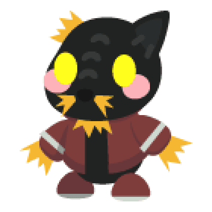 Scarecrow Cat Sticker
