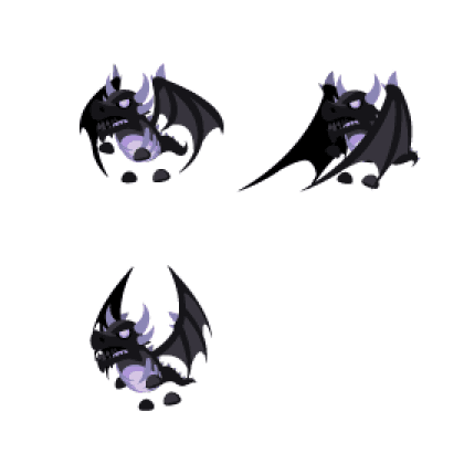Shadow Dragon Animated Sticker