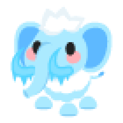 Snowy Mammoth Sticker