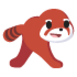 Squished Red Pandorama Sticker