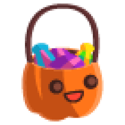 Trick or Treat Basket Sticker
