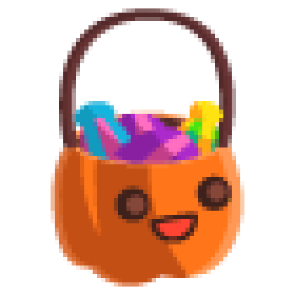 Trick or Treat Basket Sticker