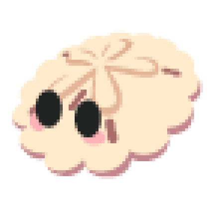 White Sand Dollar Sticker