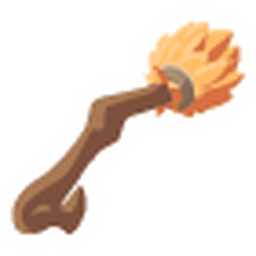 Witch's Broom Sticker