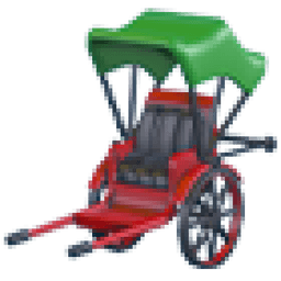 Lunar New Year Rickshaw Stroller