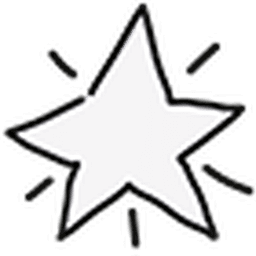2D Star Throw Toy