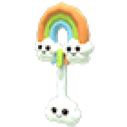 Clouds & Rainbow Rattle