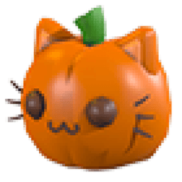 Pumpkin Kitty Plushie
