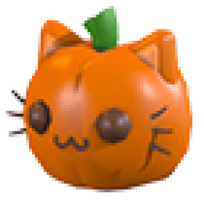 Pumpkin Kitty Plushie