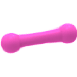 Rubber Bone Throw Toy