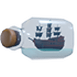 Ship in a Bottle Throw Toy
