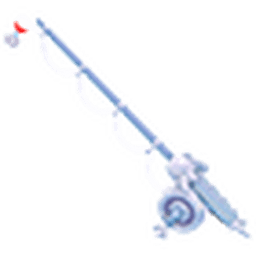 Silver Fishing Rod
