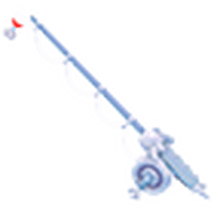 Silver Fishing Rod