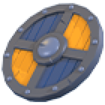 Viking Shield Throw Toy