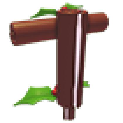 Yule Log Pogo Stick