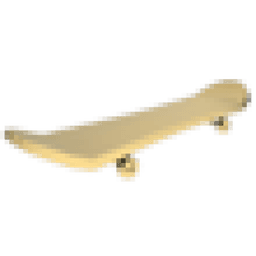 Gold Skateboard