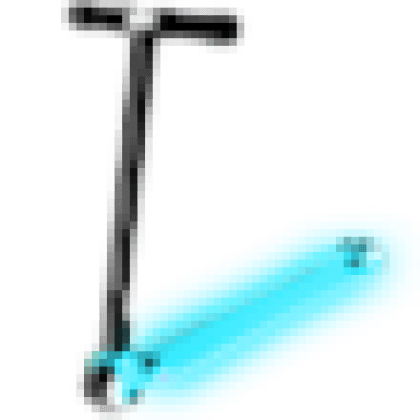 Neon Blue Scooter