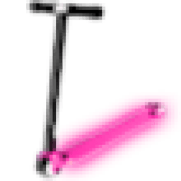 Neon Pink Scooter