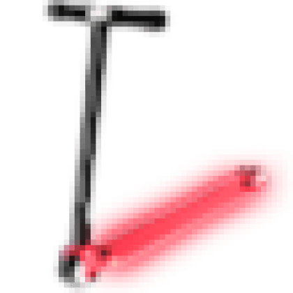 Neon Red Scooter
