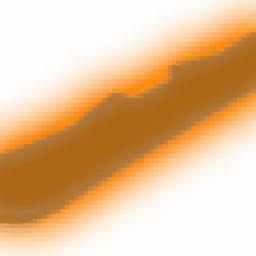 Orange Neon Snowboard