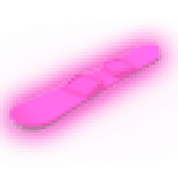 Pink Neon Snowboard