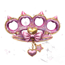 Glitter Brass Knuckles