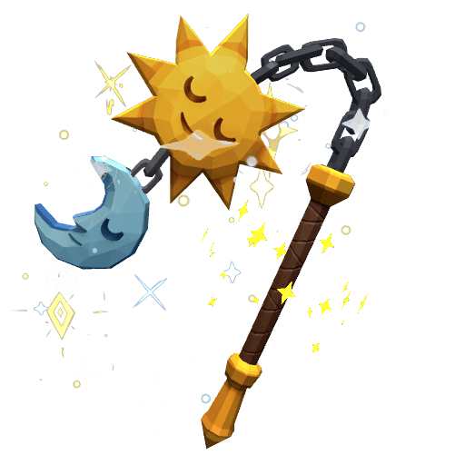 Sun & the Moon Chain Mace