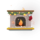 Heartbound Fireplace Hoverboard