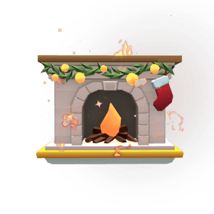 Heartbound Fireplace Hoverboard
