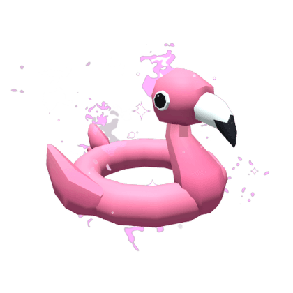 Inflatable Tube Flamingo