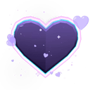 Neon Heart Hoverboard