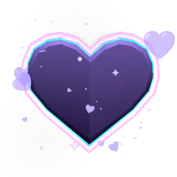 Neon Heart Hoverboard