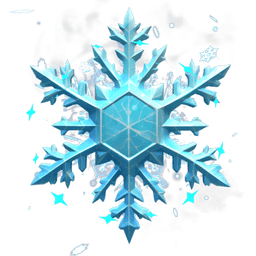 Winter Snowflake Hoverboard