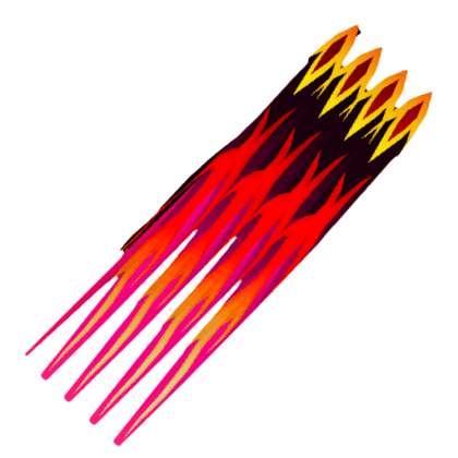 Pink Flaming Nails