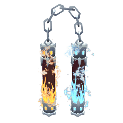 Fire and Ice Nunchucks