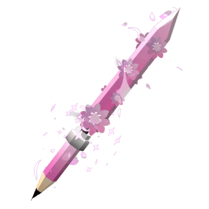Pencil Sakura Blade