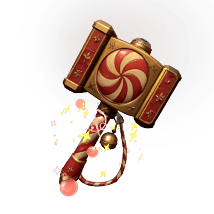 Candy Cane Crusher Sledgehammer