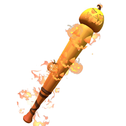 Carved Pumpkin Bat