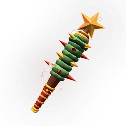 Festive Evergreen Spiked Bat