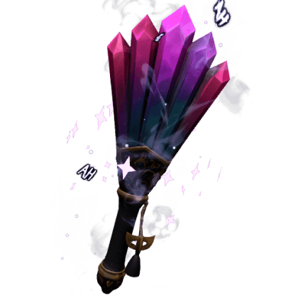 Folded Crystal Fan