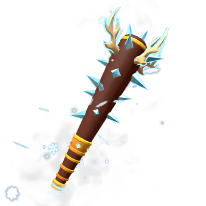 Frosted Reindeer Spiked Bat