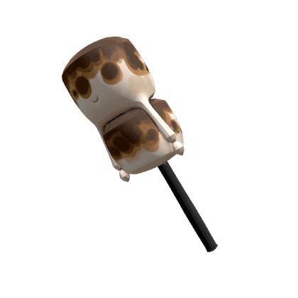 Lit Campfire Spiked Bat