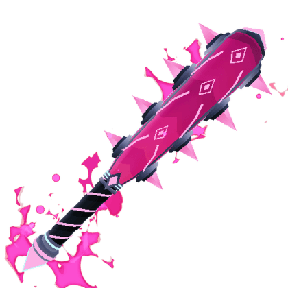 Pink Cyber Spiked Bat