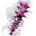 Pink Rebel Spiked Bat