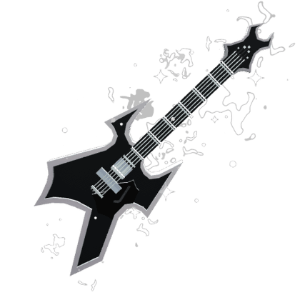 Punk Rock Guitar Spiked Bat