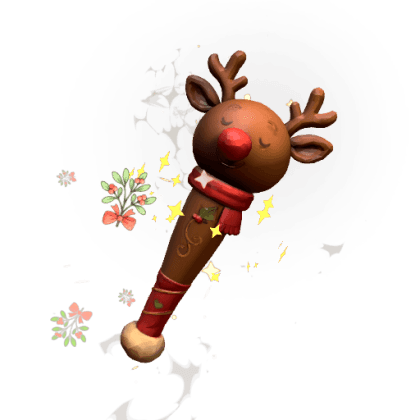 Reindeer Plushie Bat