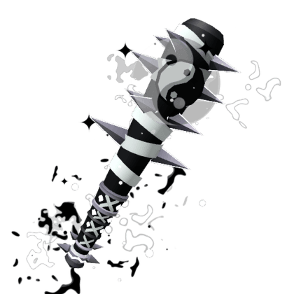 Yin Yang Spiked Bat