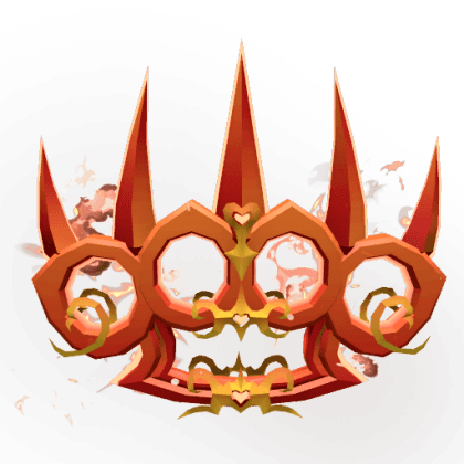 Flame Heart Spiked Knuckles