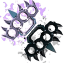 Sparkling Spiked Knuckles