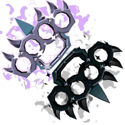 Sparkling Spiked Knuckles